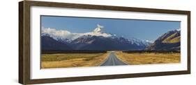 Aoraki, Mount Road Cook, Mount Cook National Park, Canterbury, South Island, New Zealand-Rainer Mirau-Framed Photographic Print