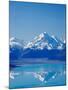 Aoraki, Mt Cook and Lake Pukaki, South Canterbury, South Island, New Zealand-David Wall-Mounted Photographic Print