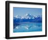 Aoraki, Mt Cook and Lake Pukaki, South Canterbury, South Island, New Zealand-David Wall-Framed Photographic Print