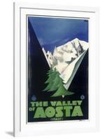 Aosta Italia-Vintage Apple Collection-Framed Giclee Print