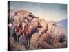 Apache Ambush-Frederic Sackrider Remington-Stretched Canvas