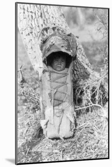 Apache Baby-Edward S^ Curtis-Mounted Giclee Print