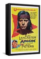 Apache, Burt Lancaster, 1954-null-Framed Stretched Canvas