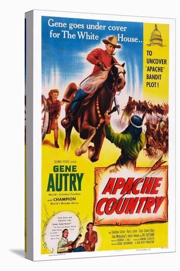 Apache Country Gene Autry, 1952-null-Stretched Canvas