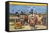 Apache Devil Dancers-null-Framed Stretched Canvas