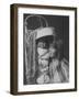 Apache Girl and Papoose Indian Curtis Photograph-Lantern Press-Framed Art Print