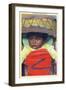 Apache Indian Baby in Papoose-Lantern Press-Framed Art Print