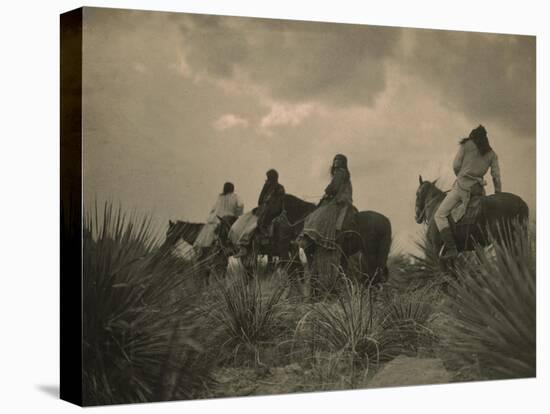 Apache Indians by Edward S. Curtis-Science Source-Stretched Canvas
