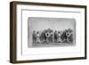 Apache Indians in Front of Wickiup-null-Framed Giclee Print