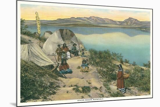 Apache Indians, Roosevelt, Arizona-null-Mounted Premium Giclee Print