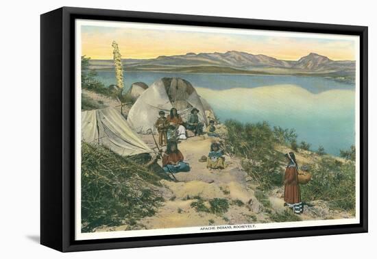 Apache Indians, Roosevelt, Arizona-null-Framed Stretched Canvas