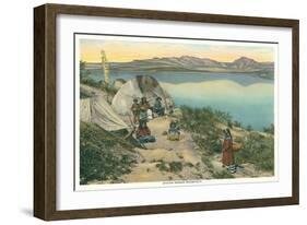 Apache Indians, Roosevelt, Arizona-null-Framed Art Print