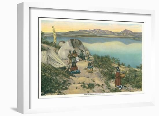 Apache Indians, Roosevelt, Arizona-null-Framed Art Print