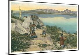 Apache Indians, Roosevelt, Arizona-null-Mounted Art Print