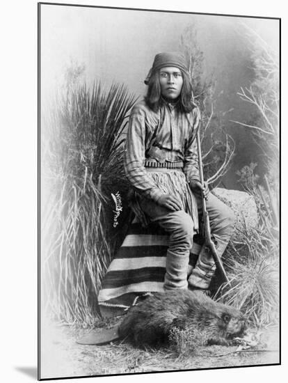 Apache Leader, 1885-George Benjamin Wittick-Mounted Photographic Print