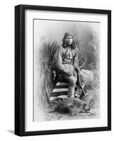 Apache Leader, 1885-George Benjamin Wittick-Framed Photographic Print