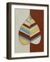 Apache Leaf II-Vanna Lam-Framed Art Print