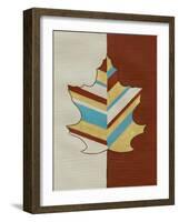 Apache Leaf III-Vanna Lam-Framed Art Print