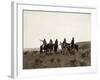 Apache Men, c1903-Edward S. Curtis-Framed Giclee Print