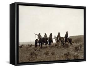 Apache Men, c1903-Edward S. Curtis-Framed Stretched Canvas