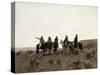 Apache Men, c1903-Edward S. Curtis-Stretched Canvas