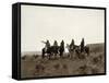 Apache Men, c1903-Edward S. Curtis-Framed Stretched Canvas