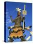 Apache Mountain Spirit Dancer, a 20Ft Bronze by Craig Dan Goseyun, Santa Fe, New Mexico, USA-Westwater Nedra-Stretched Canvas