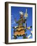 Apache Mountain Spirit Dancer, a 20Ft Bronze by Craig Dan Goseyun, Santa Fe, New Mexico, USA-Westwater Nedra-Framed Photographic Print