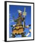 Apache Mountain Spirit Dancer, a 20Ft Bronze by Craig Dan Goseyun, Santa Fe, New Mexico, USA-Westwater Nedra-Framed Photographic Print