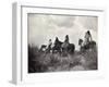 Apache on Horseback, c1906-Edward S. Curtis-Framed Giclee Print