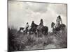 Apache on Horseback, c1906-Edward S. Curtis-Mounted Giclee Print