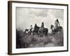 Apache on Horseback, c1906-Edward S. Curtis-Framed Giclee Print