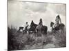 Apache on Horseback, c1906-Edward S. Curtis-Mounted Giclee Print