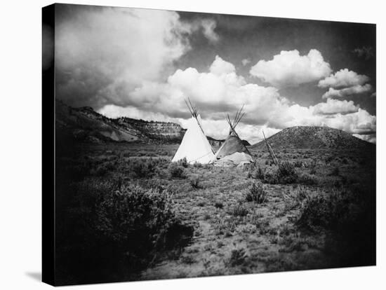 Apache Tepees, C1909-null-Stretched Canvas