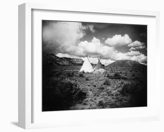 Apache Tepees, C1909-null-Framed Photographic Print