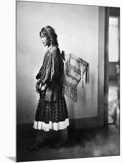 Apache Woman, C1902-Carl Werntz-Mounted Photographic Print