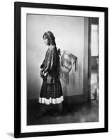 Apache Woman, C1902-Carl Werntz-Framed Photographic Print