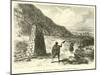 Apachecta, or Wayside Oratory of the Quichua Indians-Édouard Riou-Mounted Giclee Print