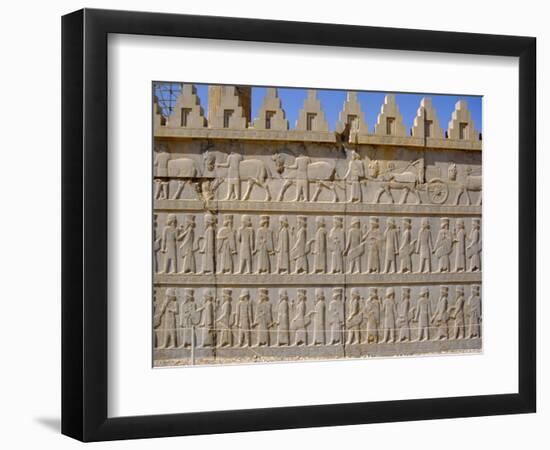 Apadama Staircase, Persepolis, Iran, Middle East-David Poole-Framed Photographic Print