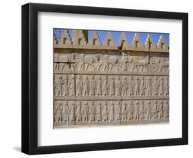 Apadama Staircase, Persepolis, Iran, Middle East-David Poole-Framed Photographic Print