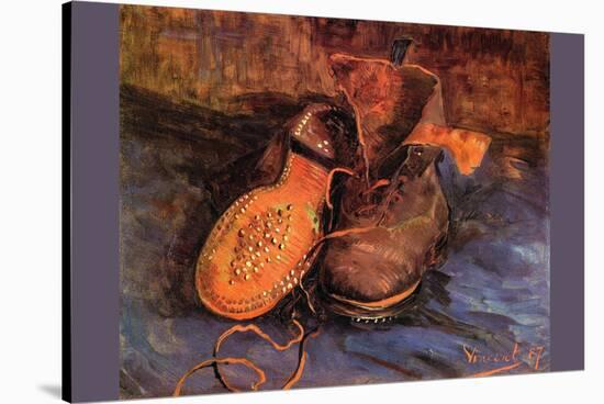 Apair of Shoes-Vincent van Gogh-Stretched Canvas
