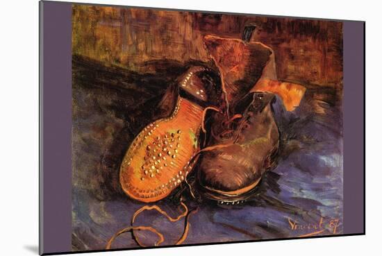 Apair of Shoes-Vincent van Gogh-Mounted Art Print