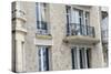 Apartement Building Paris-Cora Niele-Stretched Canvas