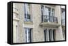 Apartement Building Paris-Cora Niele-Framed Stretched Canvas