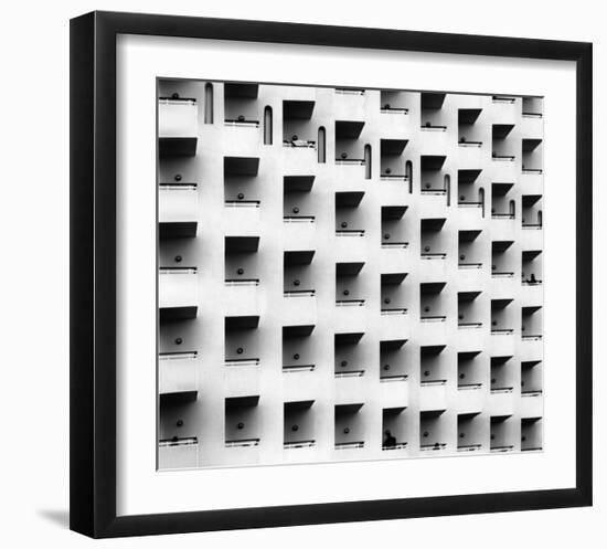 Apartment Balconies-Ayoze Hernandez Tirado-Framed Giclee Print