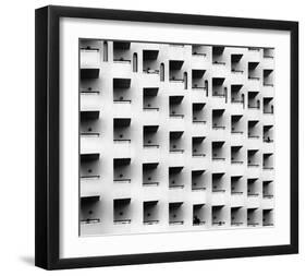 Apartment Balconies-Ayoze Hernandez Tirado-Framed Giclee Print