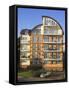 Apartment Building, Cuxhaven, Lower Saxony, Germany-Charles Bowman-Framed Stretched Canvas