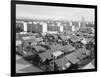 Apartment Buildings and Wooden Shacks-null-Framed Photographic Print