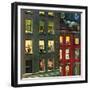 "Apartment Dwellers on New Year's Eve," January 3, 1948-John Falter-Framed Giclee Print