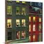 "Apartment Dwellers on New Year's Eve," January 3, 1948-John Falter-Mounted Giclee Print